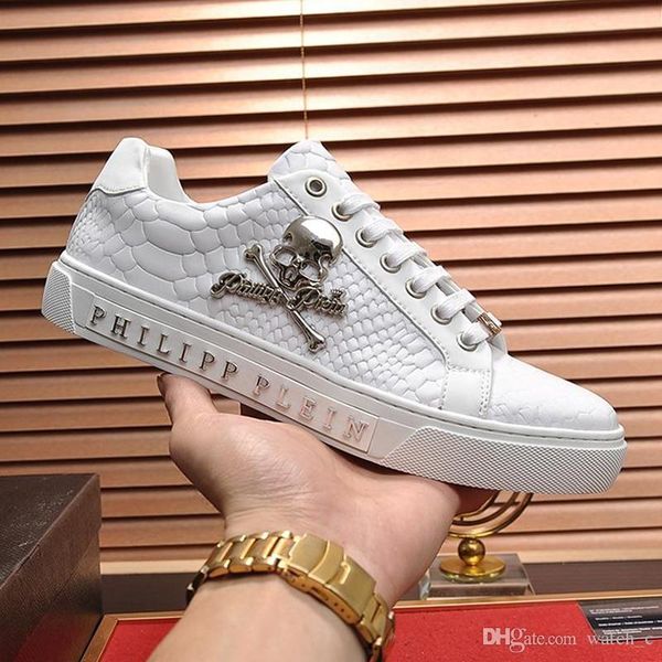 

2020 new men sneakers shoes comfort platform leather lace -up leather mens shoes with original box luxury footwears lo -sneaker