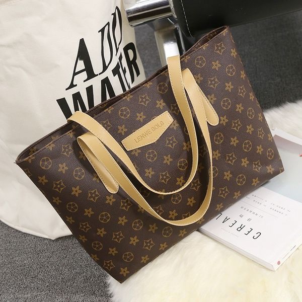 

big new fashion women's hand big women's shoulder shoulder bag bag simple, White