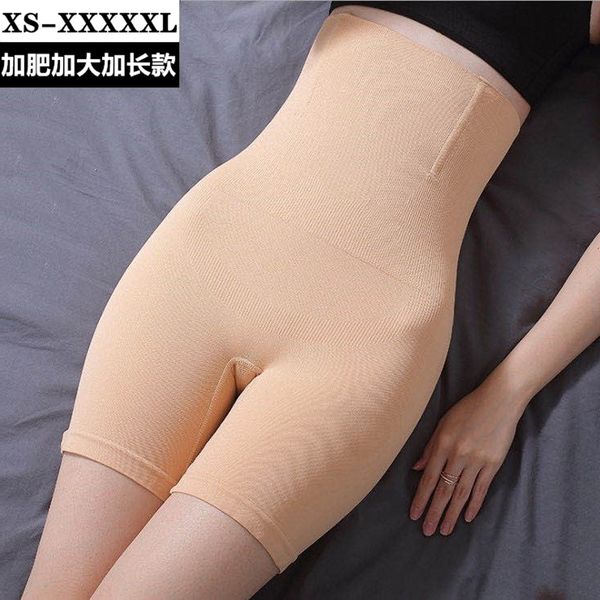 

postpartum high waist shaping boxers boxer boxer belly pants belly-tied hip-lifting body-shaping pants women's plus size underwear, Black;brown