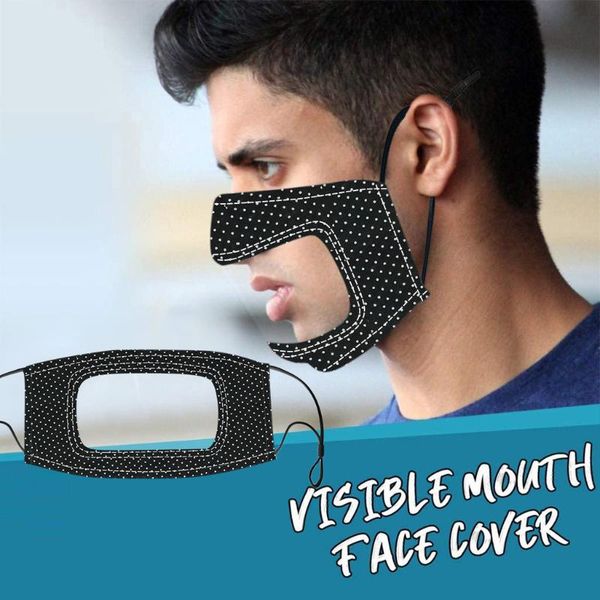 

mascarillas women outdoor shield washable reusable maks for faces protection with mouth expression facemak lip usa warehouse, Black