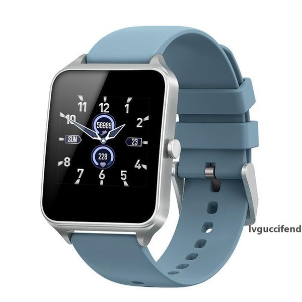 

b20 2020 new full-color touch bluetooth smart bracelet with heart rate monitor for ios android waterproof smart sports watch 5 colors