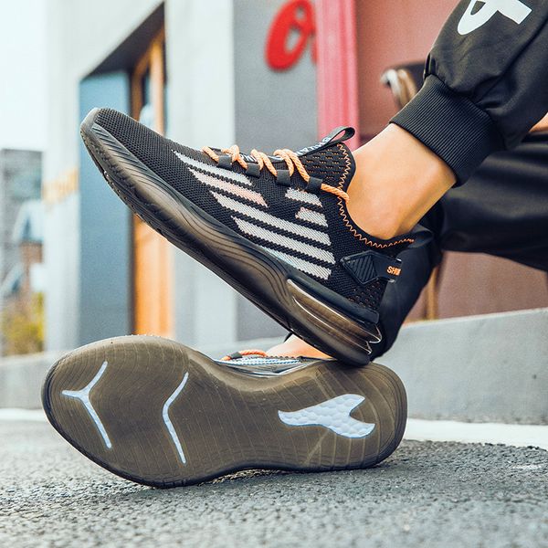 

большой размер классический марка мужская повседневная обувь дышащая спорта летние случайные мужская обувь спортивные настольные zapatos de, Black