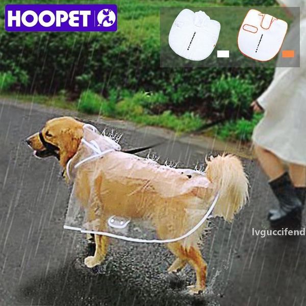 

hoopet dog raincoat big dog medium-sized dogs pet waterproof clothing jacket clothes puppy casual t200328