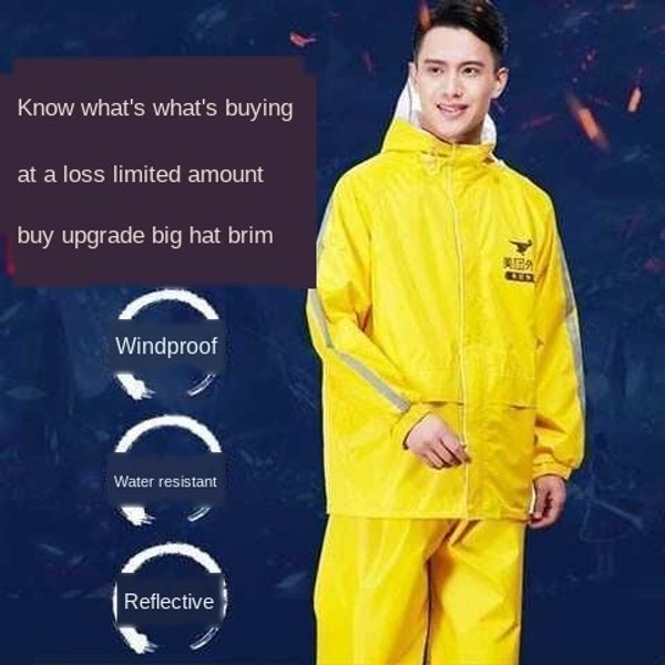 

anht9 riding clothes raincoat windpro set waterproof riders split thickened group anti-riot men's whole of riding clothes raincoat whol