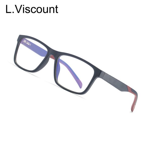 

new ultralight tr90 anti blue light blocking glasses men square optics frame computer clear eyewear women uv400 glasses, White;black