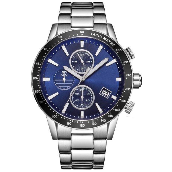 

men watches chronograph quartz movement men's watch mens wristwatch classic business aaa qulaity wristwatches h1513445 1513509 1513510, Slivery;brown