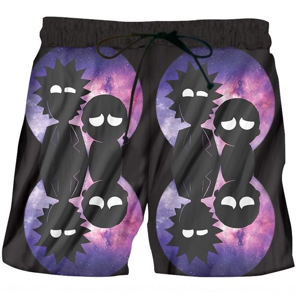 

summer new men's quarter shorts beach pants shorts beach pants 3d digital printing