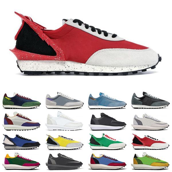 

university red daybreak ldv waffle outdoor shoes chaussures men women white nylon summit mens sports sneakers