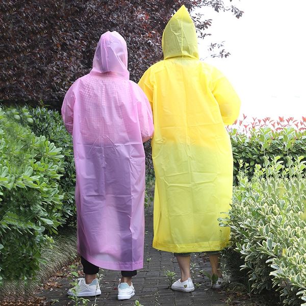 

7bxul eva thickened fashion poncho outdoor hiking tour non-disposable children's raincoat eva thickened fashion poncho outdoor h, Black