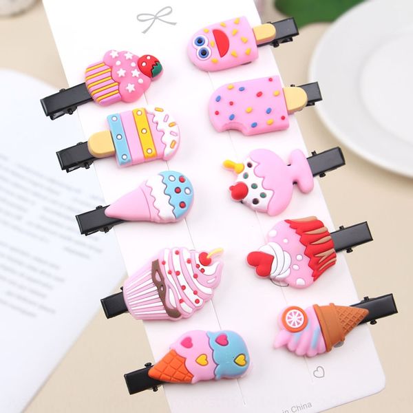 

new fashion korean princess baby hairpin cute fashion new eye charm jia clip girl rainbow hairpin little girl children's clip, Slivery;white
