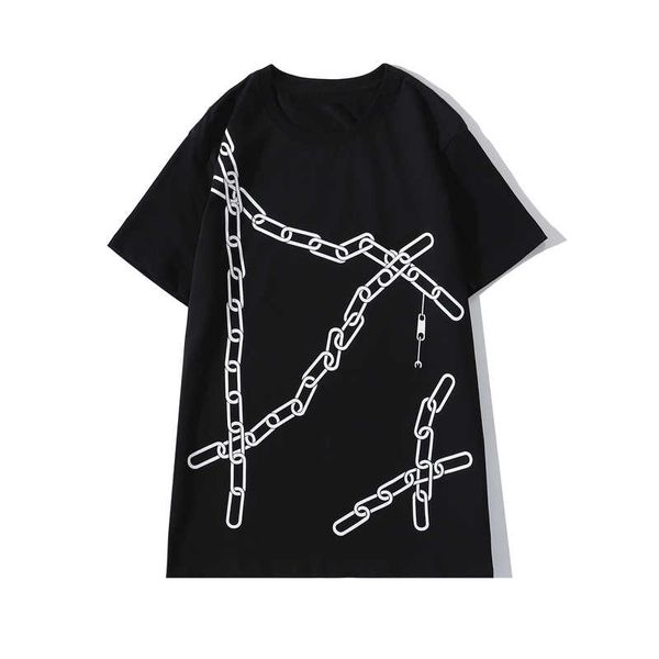 

mens womens t shirt for summer fashion t shirts with letter printed casual men and women tees streetwear clothing size s-2xl, White;black