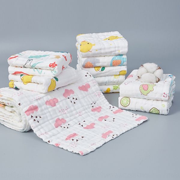 

six-layer pure cotton six-layer gauze children's face wash high-density bubble towel cotton children's towel soft water absorbing