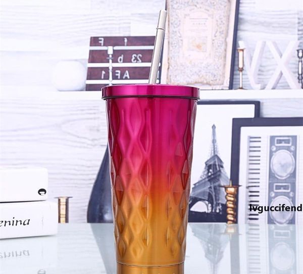 

18oz stainless steel tumbler vacuum insulated wine glasses mug travel cup unique gift for woman 4 colors