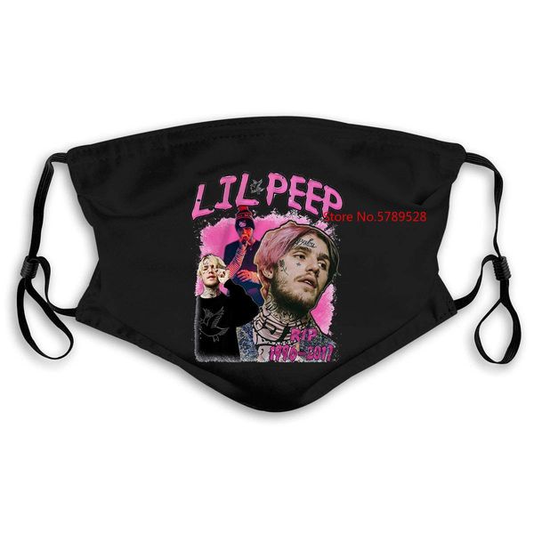 

lil peep рэпер tribute cry baby hip hop boy music полноразмерные mens печати маска женщины kids pm25 steuy