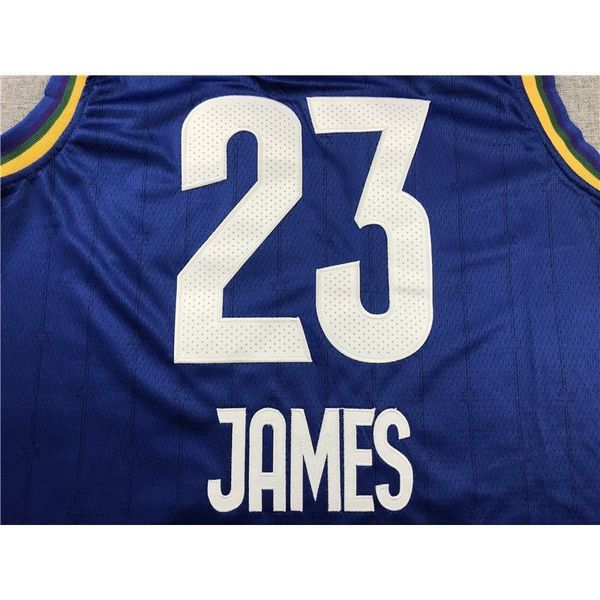 

16 basketball jersey sports wears s-xxl vest all star #23 james blue stitched basketball jerseys stitched jersey, Black;white