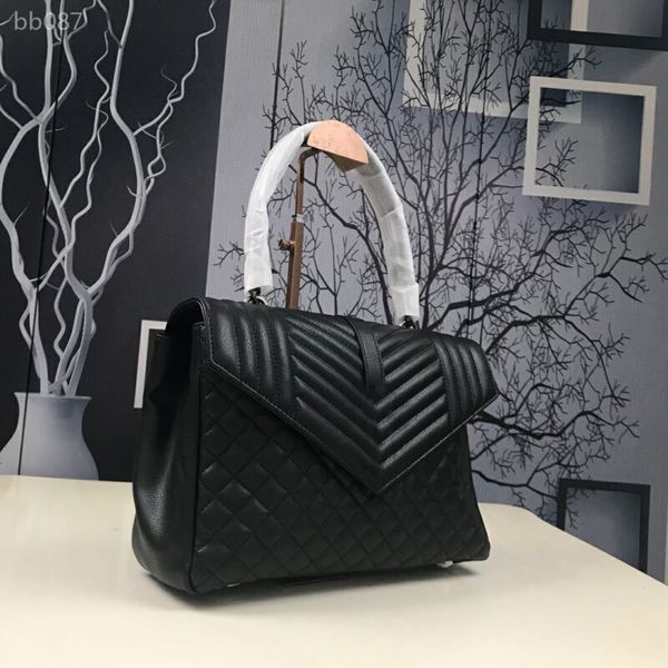 

fashion medium bag leather handbag handbag bag women bags shopping style handbag black red shoulder bag women crossbody type2