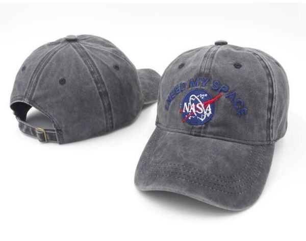 

2020i need my space nasa caps embroidered cotton for men women ing, Blue;gray