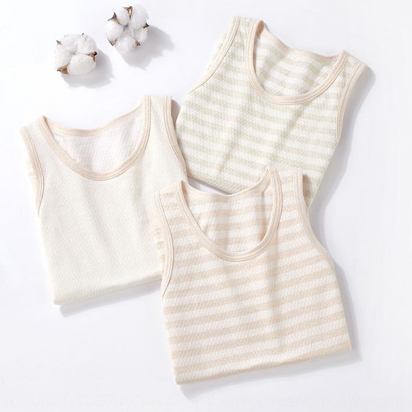 

fn4lt baby bear children's vest boys and girls natural colored cotton sling vest shirt cotton mesh breathable summer thin bottoming sus, Blue