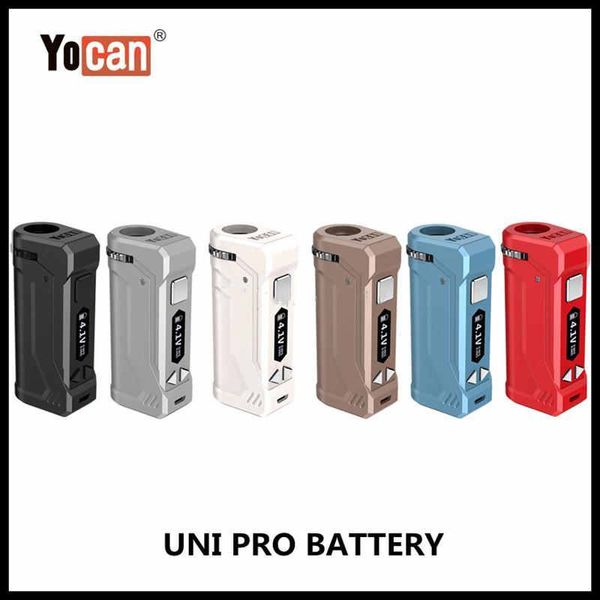 

yocan uni pro box mod with 650mah voltage adjustable vape ecigs battery for magnetic 510 thread vaporizer atomizer 100% authentic pt2009 mqr