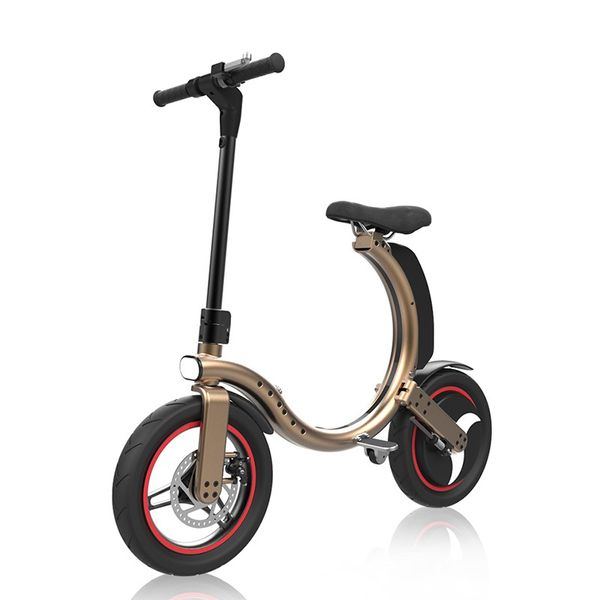 

взрослый удар электрический самокат 450w жира электрический складной велосипед 14 дюймов два колеса складные e скутеры с сиденья 35км / ч 38