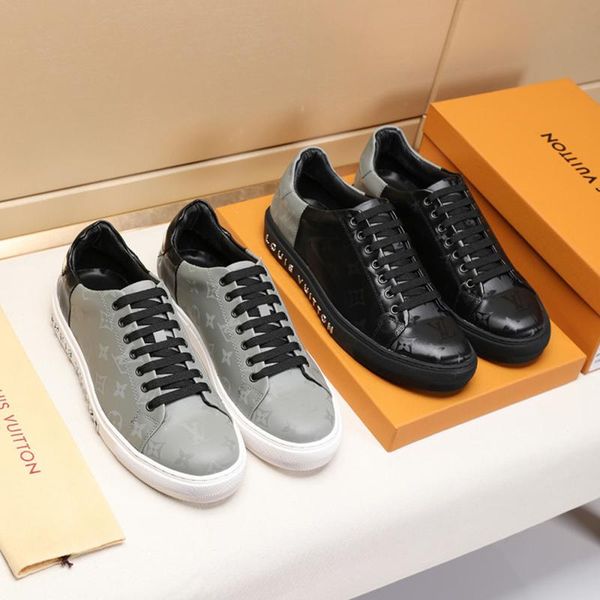 

2021-2020h limited edition luxury design men 's fashion wild print sneakers ,wild breathable men 's casual shoes ,men 's p, Black