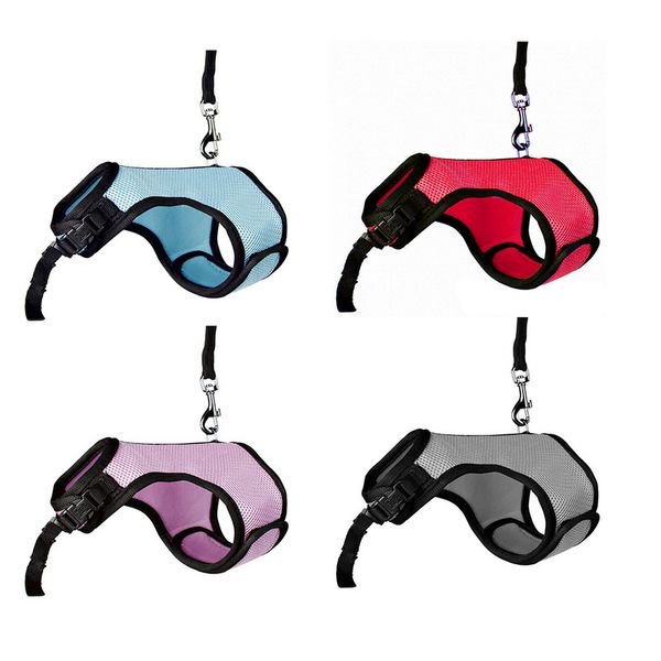 

new dog supplies nylon pet dogs harness collar pet cat dog harness leashes for large medium small dogs