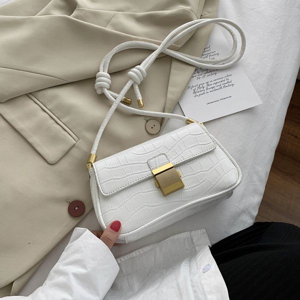 

камень шаблон сумки pu кожи плеча для женщин 2020 простой сплошной цвет crossbody сумки женщины путешествия мода креста тела сумка