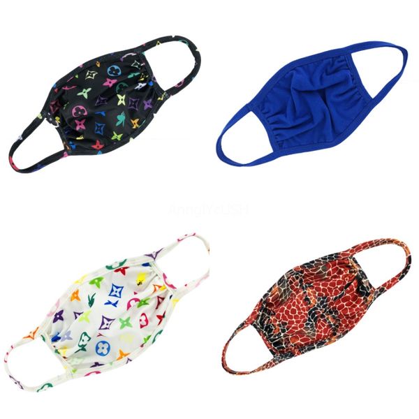 

7 styles solid color cotton breating valve mask protective anti-dust riding mask pm2.5 anti-fog filter mask#614, Black