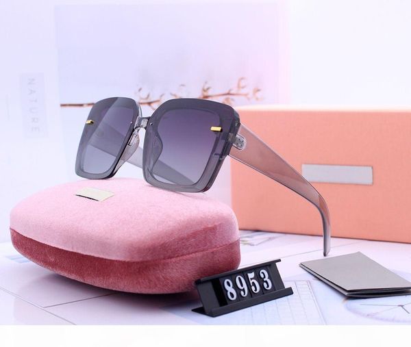 

s woman sunglasses beach goggle sunglasses summer adumbral glasses uv400 model 8953 5 color with boxdr35, White;black