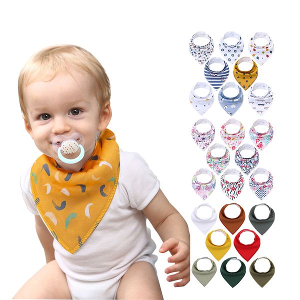 

baby bandana drool bibs for boys and girls,super soft 8 pack absorbent cotton organic bib set,baby shower gift set for t y200710