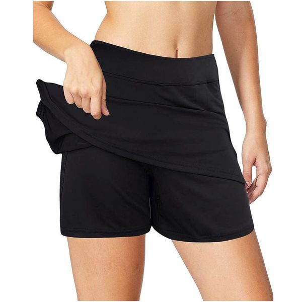 

yoga outfits shorts fitness training balls stretch inside pockets leggings running tight compression high waist short sportswear, White;red