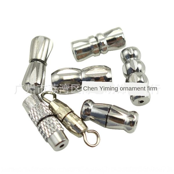 

screw buckle diy pendant screw buckle copper pendant diy necklace necklace connector matching bracelet bracelet accessory material, Silver