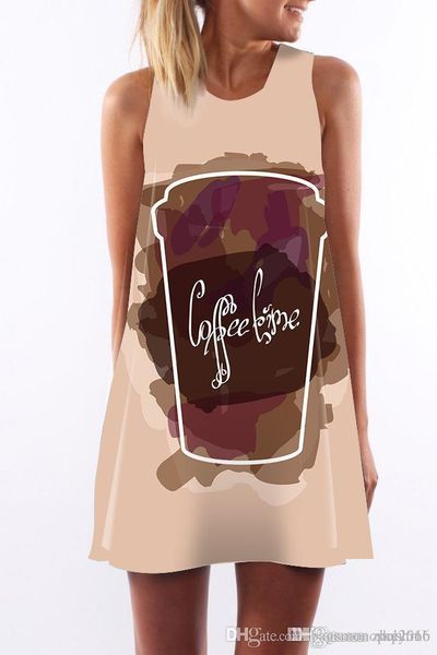 

женское платье crew neck лето нового стиля sexy sling рукава hip wrap lady горячей продажа кофе печать юбка casual карандаш платье размер s, Black;gray