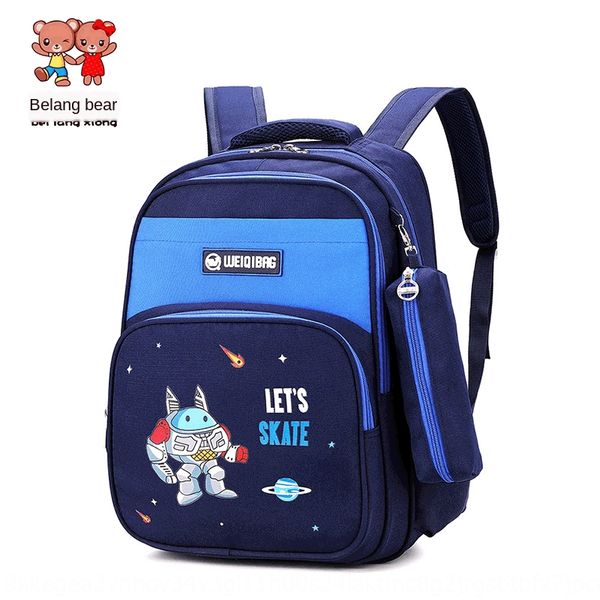 

children's new nylon wear-resistant student make-up makeup schoolbag bao xiaoxue for grade 1-3 student schoolbag backpack