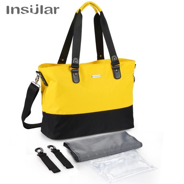 

insular baby bags for mom large capacity mummy diaper bag mother for stroller baby care bags nappy bolso maternidad tote 4 color