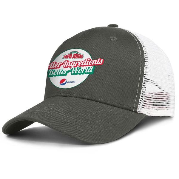 

papa john's loves pizza for men and women adjustable trucker meshcap design fitted custom trendy baseballhats papa loves pizza johns, Blue;gray