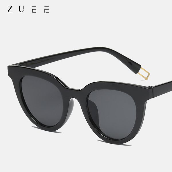 

zuee new women cat eye sunglasses fashion uv400 sun glasses gradient lens women sunglasses ladies, White;black