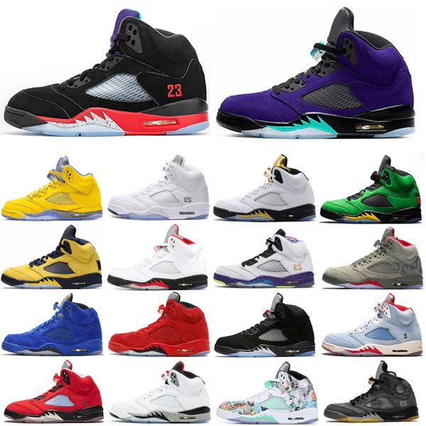 

fire red 5 5s basketball shoes for men alternate bel olympic gold 3 oregon ducks alternate grape mens sneakers trainers 40-47
