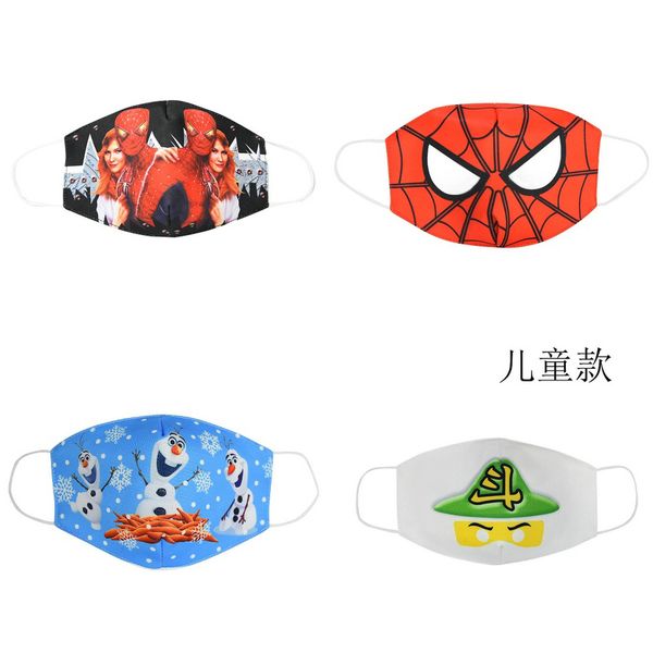 

cloth facemasks snorkel fins kids mask cotton face mouth mask cartoon youth children masks for kid pamut rusko hxclm xhlight