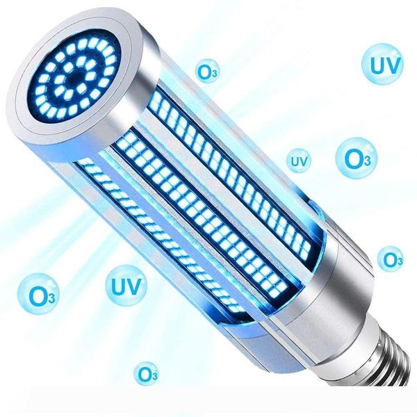 

led uv disinfection lamp 60w e27 uvc germicidal led corn light bulb