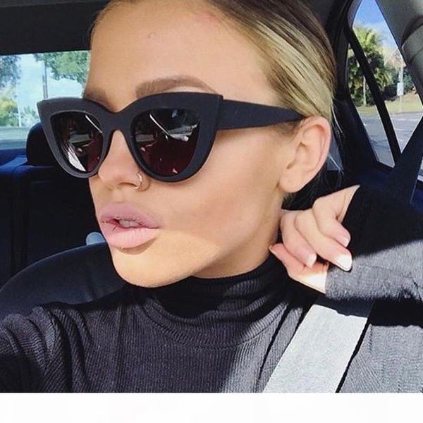 

k cateye вс очки matt black женщины мужчины cat eye пластиковые очки для девушек clout goggles uv400gdr35628, White;black