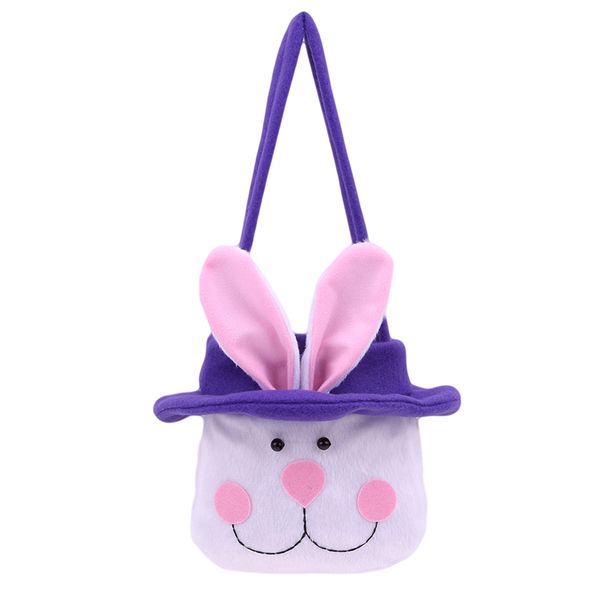 

1pc easter candy snack bag ear bags easter baskets kids gifts bag festival diy craft wedding supplies decor