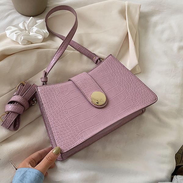 

crocodile pattern small pu leather armpit bag for women 2020 elegant chain shoulder handbags female travel crossbody hand bag