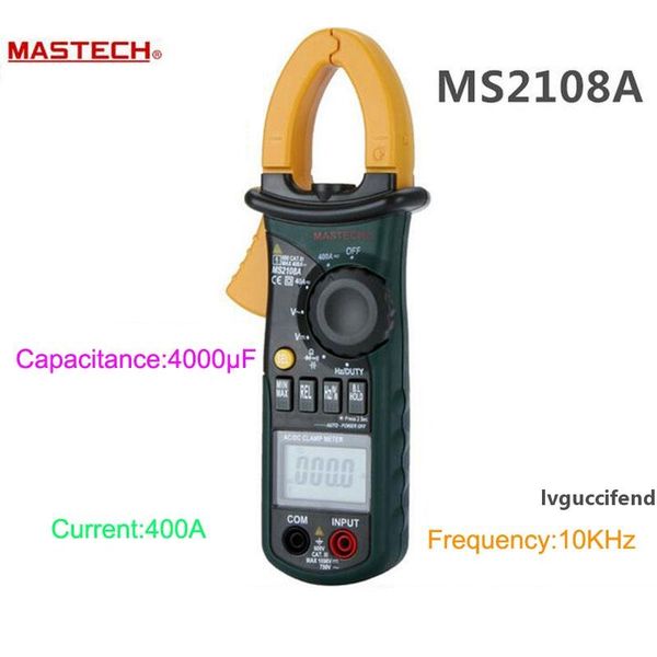 

wholesale-mastech ms2108a auto range digital clamp meter multimeter dc ac current voltage frequency meter tester backlight
