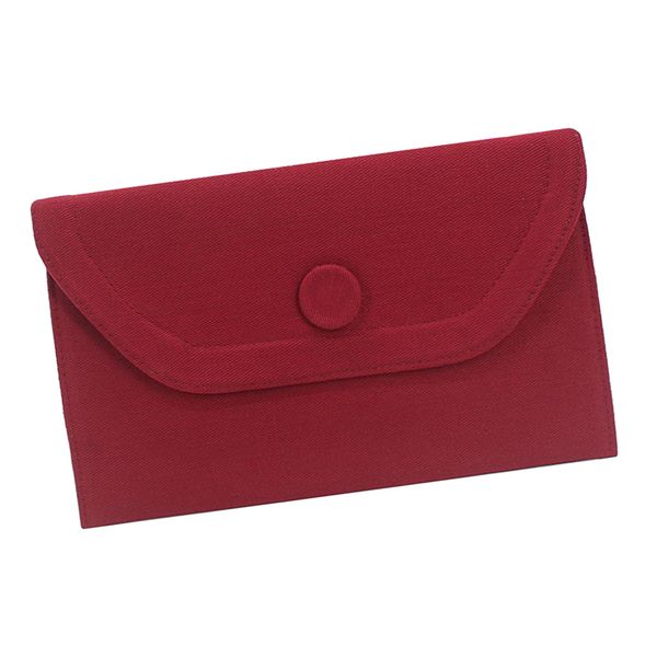 

women's elegant denim envelope clutch evening prom handbag purse, Black;red