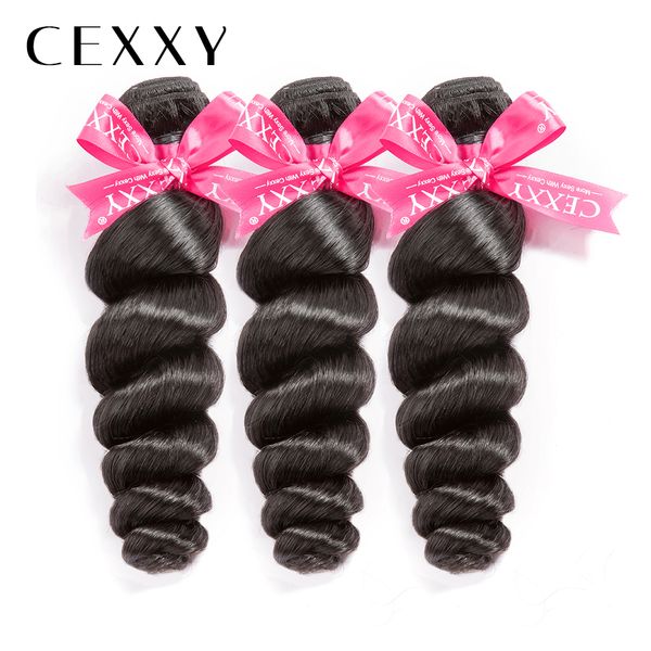 

onecut hair loose wave 8"-30 inch p brazilian virgin hair natural color 100% human virgin hair bundles 1/3/4 pcs bundles, Black;brown