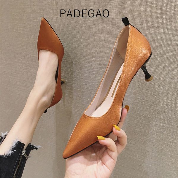 

high heels 2020 women shoes luxury elegant heels korean fashion party pumps, Black