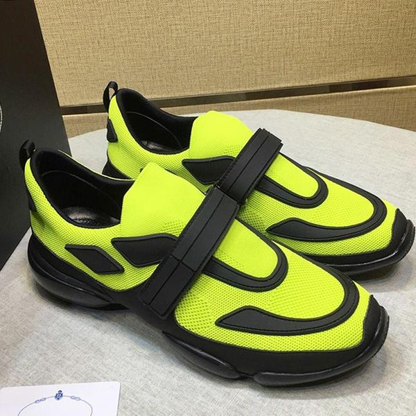 

cloudbust sneakers men 's shoes autumn and winter fashion soft style footwears breathable hook &loop low men shoes chunky sneakers, Black