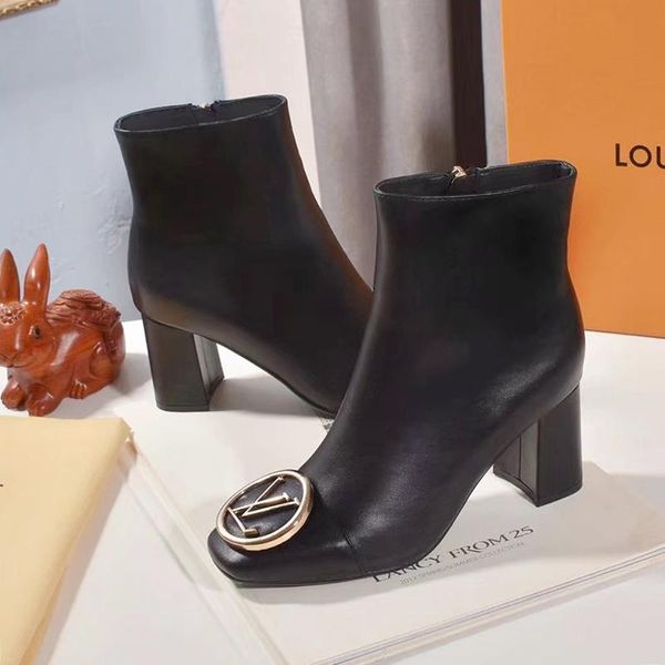 

женская ботильоны высокие каблуки zipper зима дамы сапоги женщина 2021 новая мода обувь для женщин bottes femmes голеностопного моды сапоги