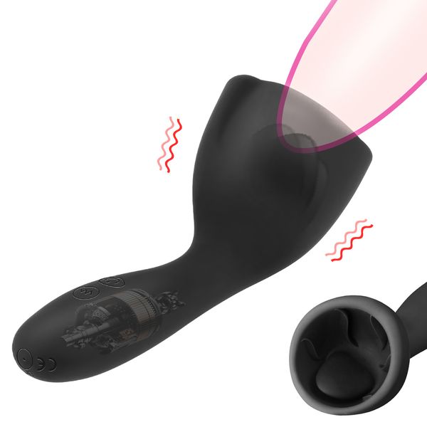 

ikoky masturbator for men male oral trainer booster toy speeds y200616 tongue vibrators 10 waterproof glans massager male uerhm